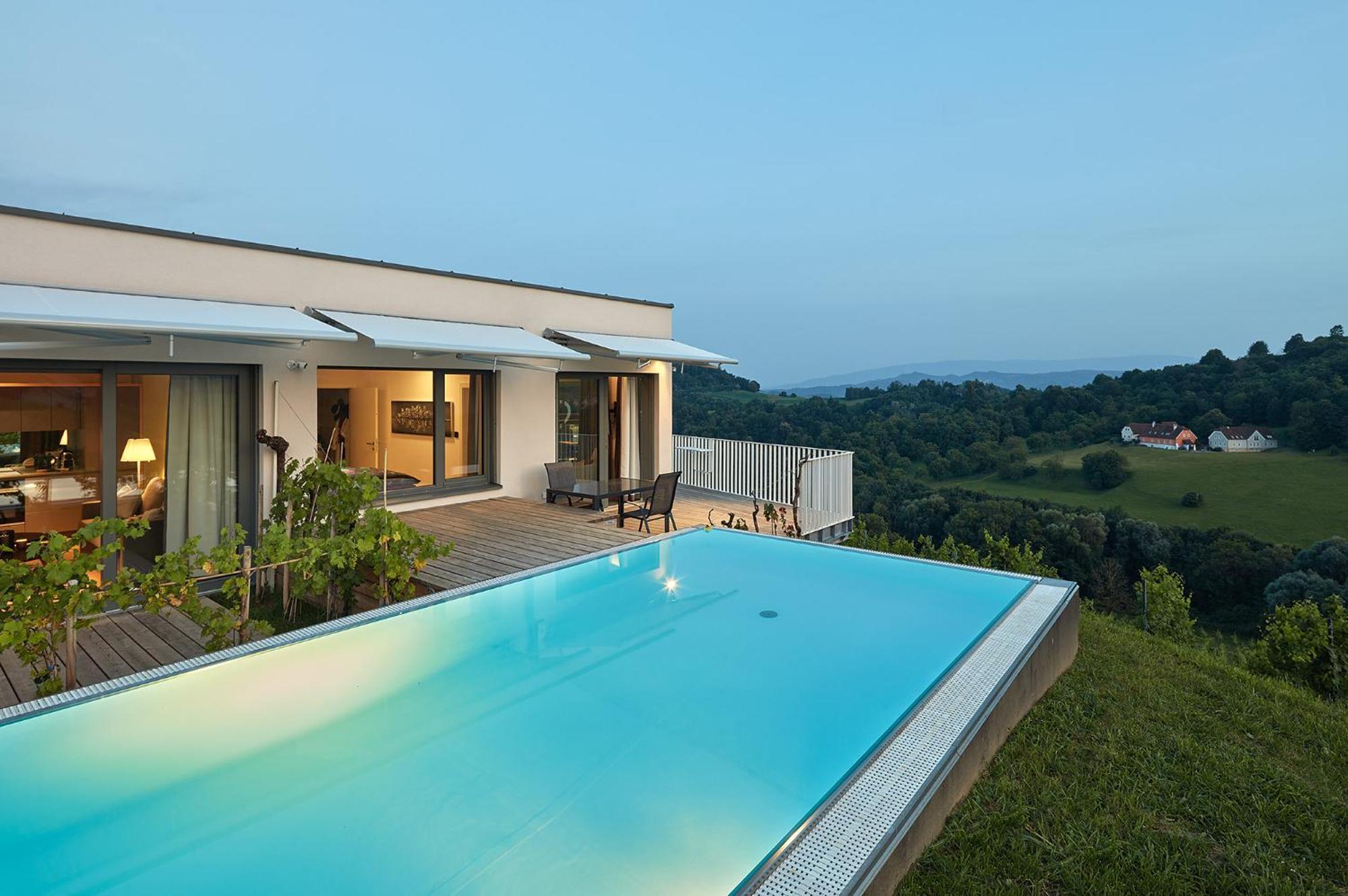 Hideaway An Der Weinstrasse - Pool & Sauna - Apartments Anderlage Spielfeld Ngoại thất bức ảnh