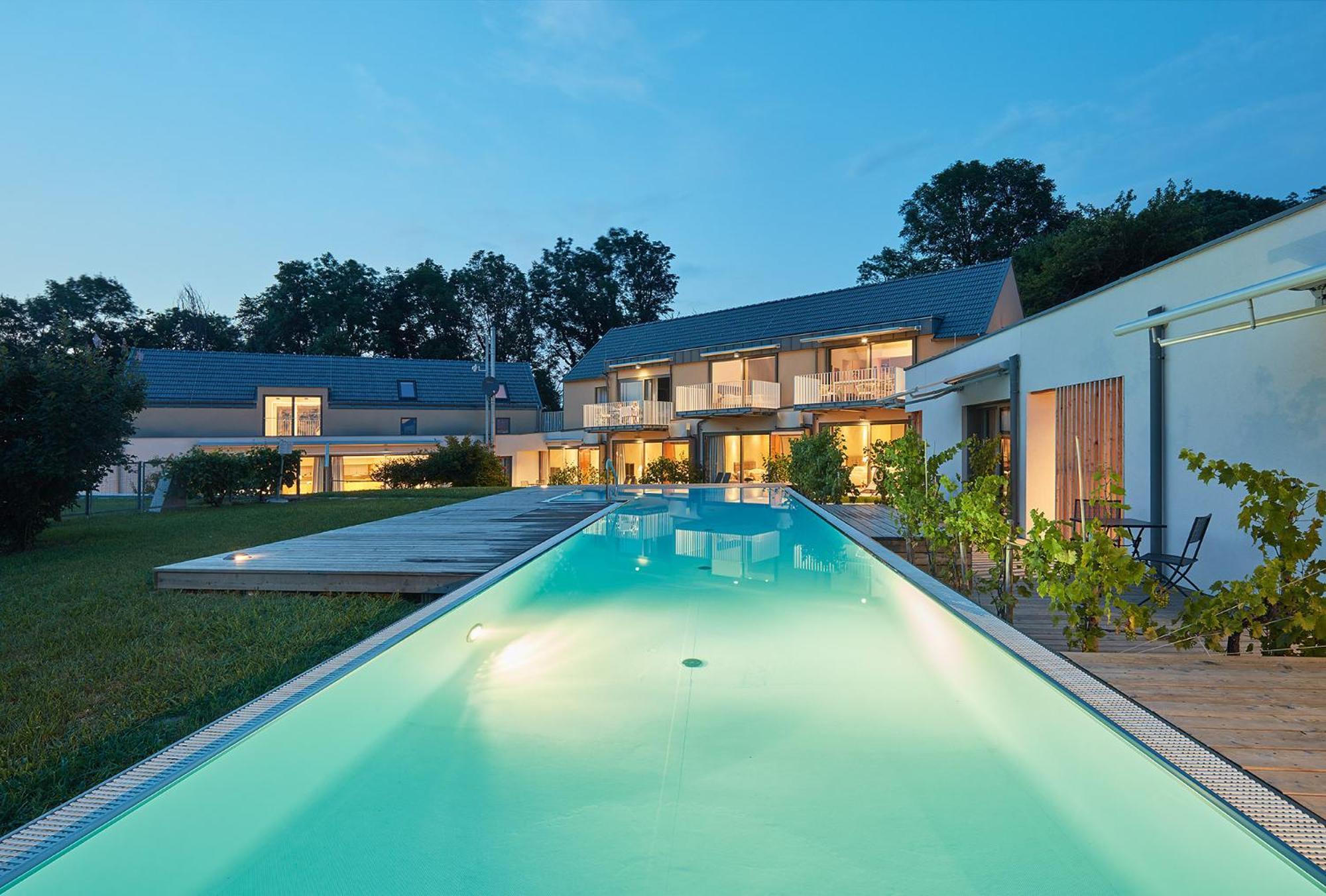 Hideaway An Der Weinstrasse - Pool & Sauna - Apartments Anderlage Spielfeld Ngoại thất bức ảnh