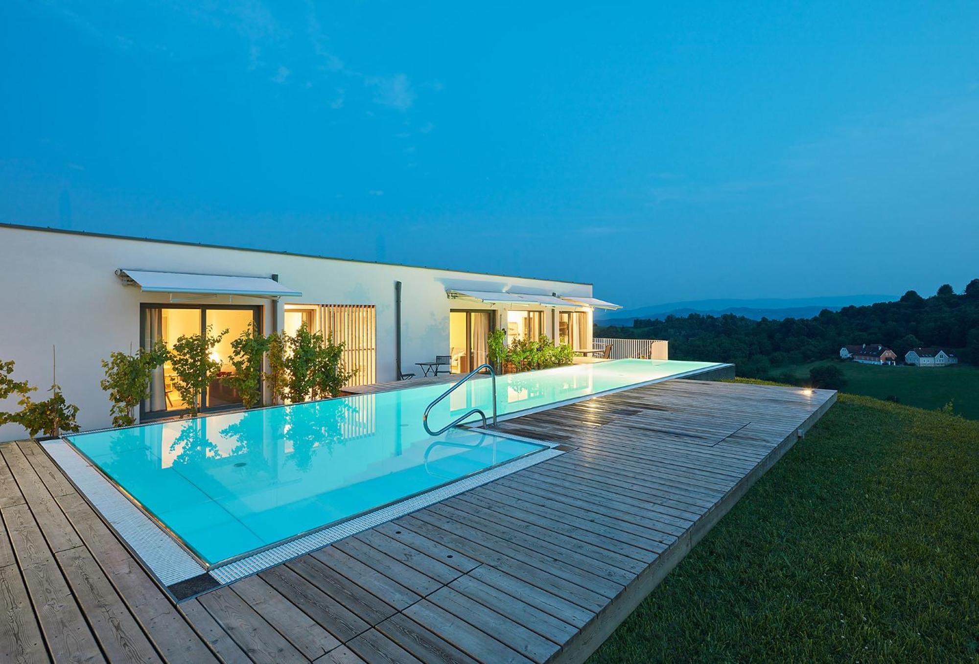 Hideaway An Der Weinstrasse - Pool & Sauna - Apartments Anderlage Spielfeld Ngoại thất bức ảnh